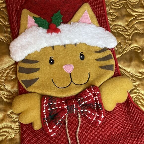 Cat Holiday Stocking - Picture 2 of 7